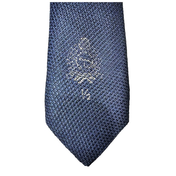 Bijan Men’s Silk Tie | Made in Italy | Textured Woven Pattern Luxury Necktie - Picture 8 of 10